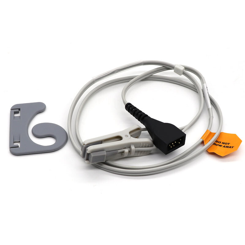 Adult Ear Clip SpO2 Sensor Probe Compatible with Nonin 8500,8600 3ft Oximeters