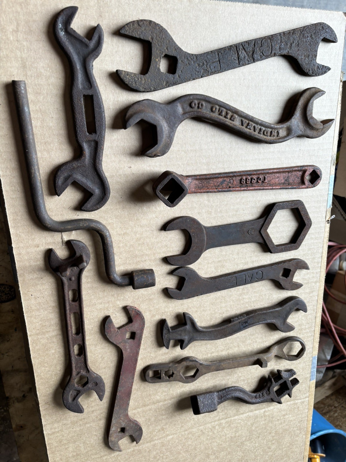 12 – VINTAGE WRENCHES -INDIANA SILO CO – GALE FARM – UNMARKED
