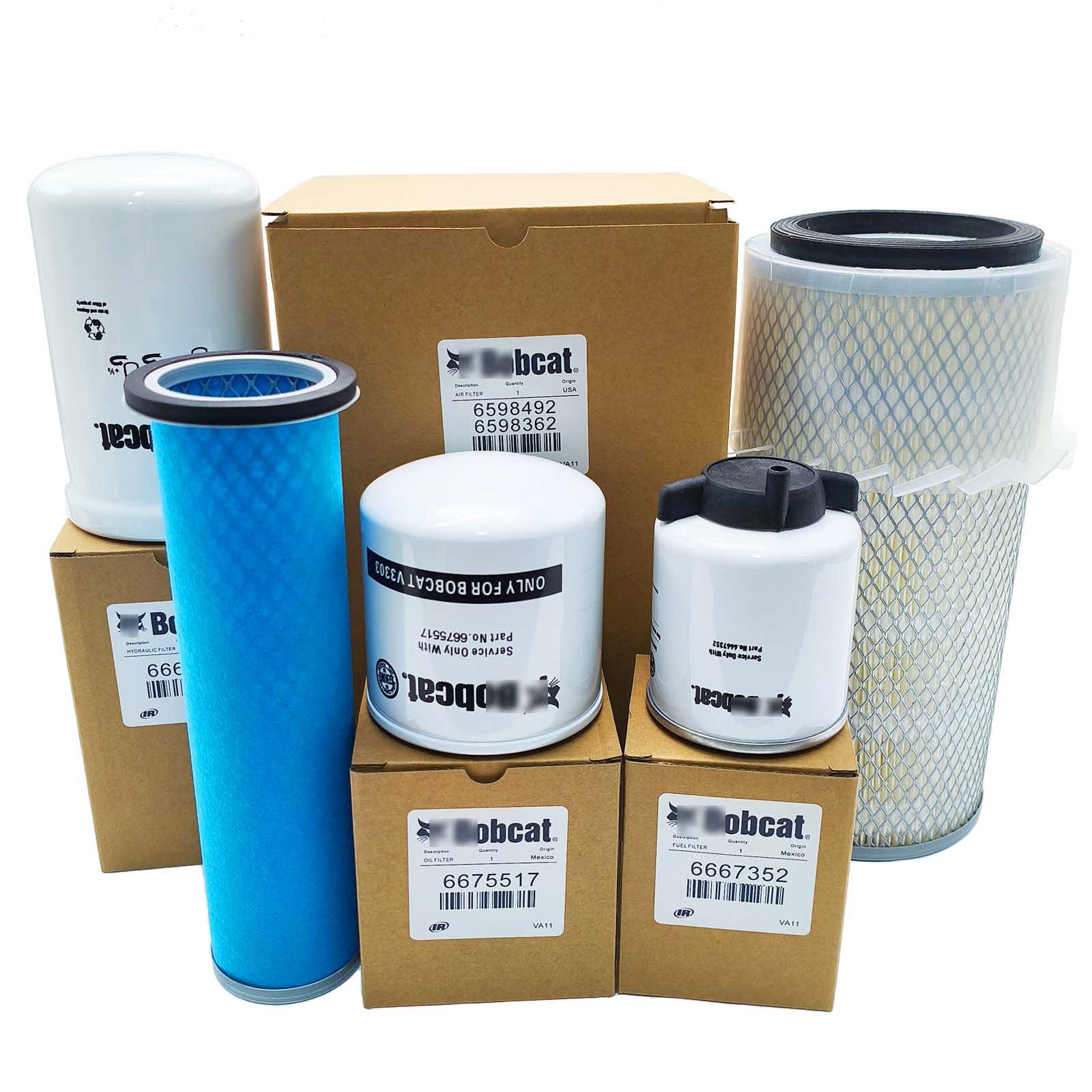 New Complete Filter Service Kit for Bobcat 743 751 751G 753 763 T140 T180 T190