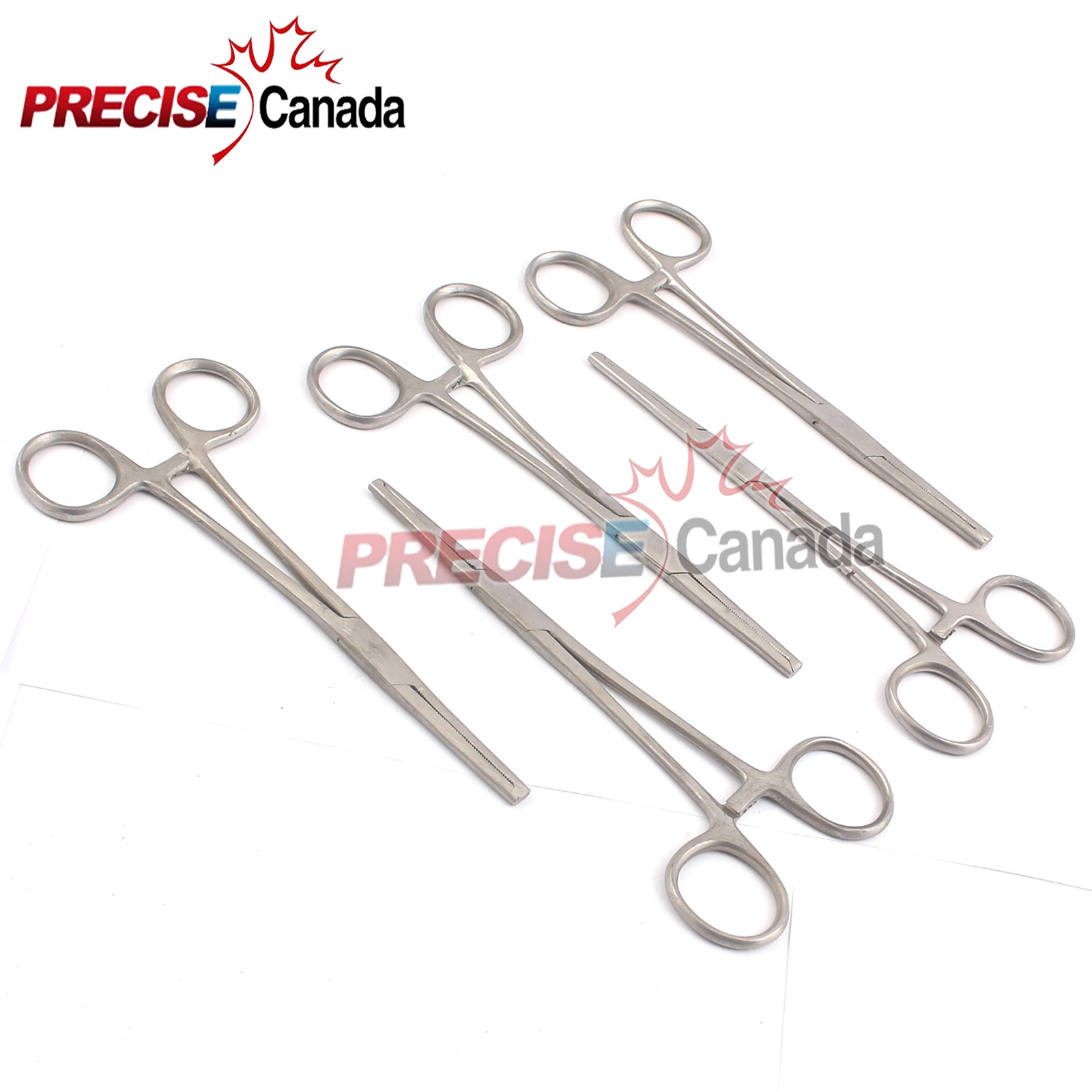 5 Pcs Kocher Hemostat FORCEPS 7″ Straight, Teeth 1X2, Surgical Instruments