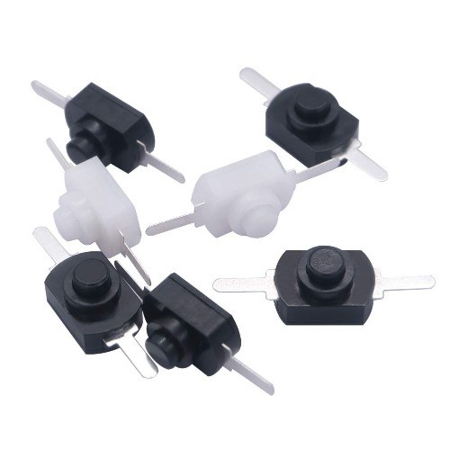 50pcs Self Lock Micro Push Button Switch DC 30V 1A SMD Flashlight Lamp Wall