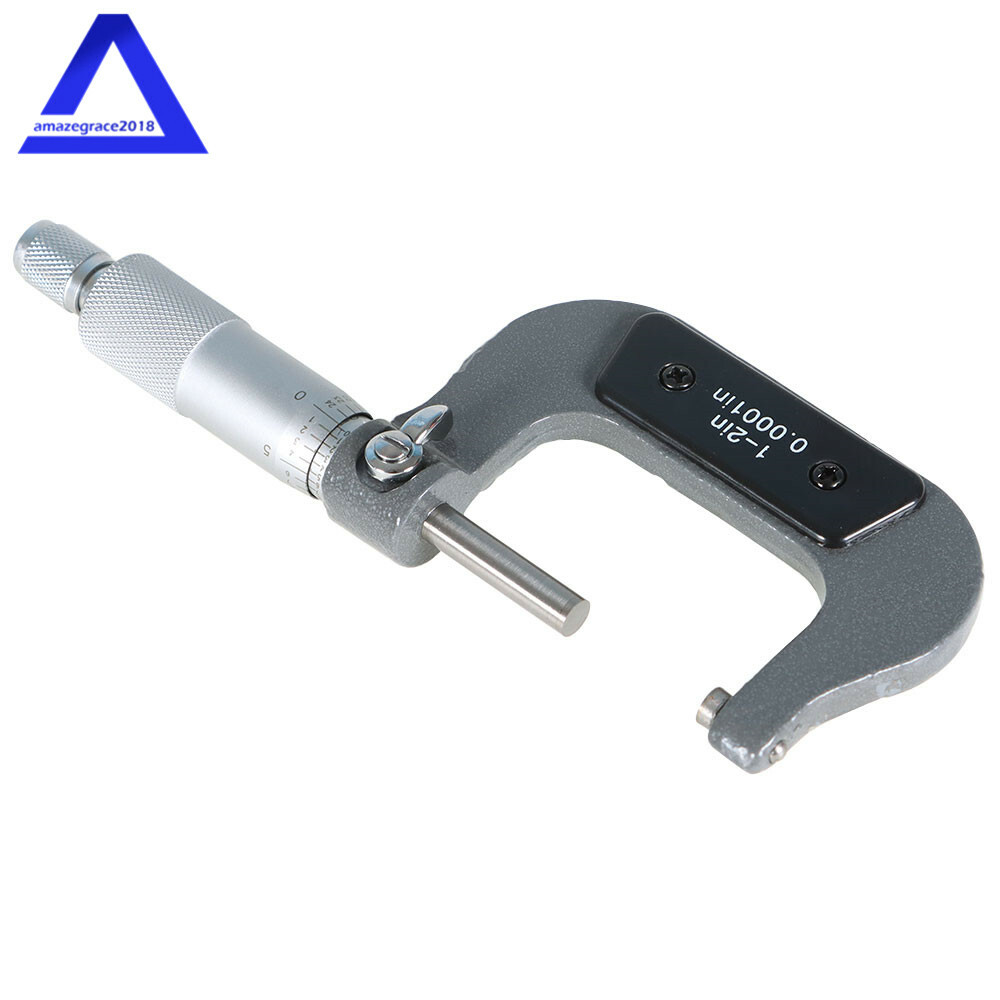 1-2″ Outside Micrometer 0.0001″ Carbide Tipped Precision Micrometer