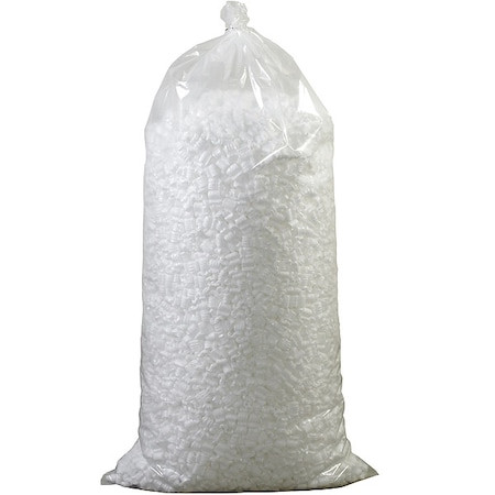 Zoro Select 7Nutsw Packing Peanuts,White,7 Cu Ft,Interlock