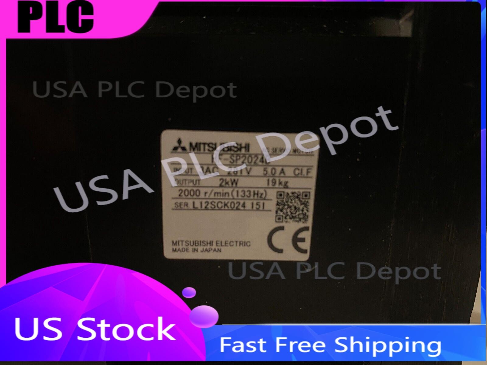 Mitsubishi HF-SP2024B One New HFSP2024B Servo Motor Expedited Shipping