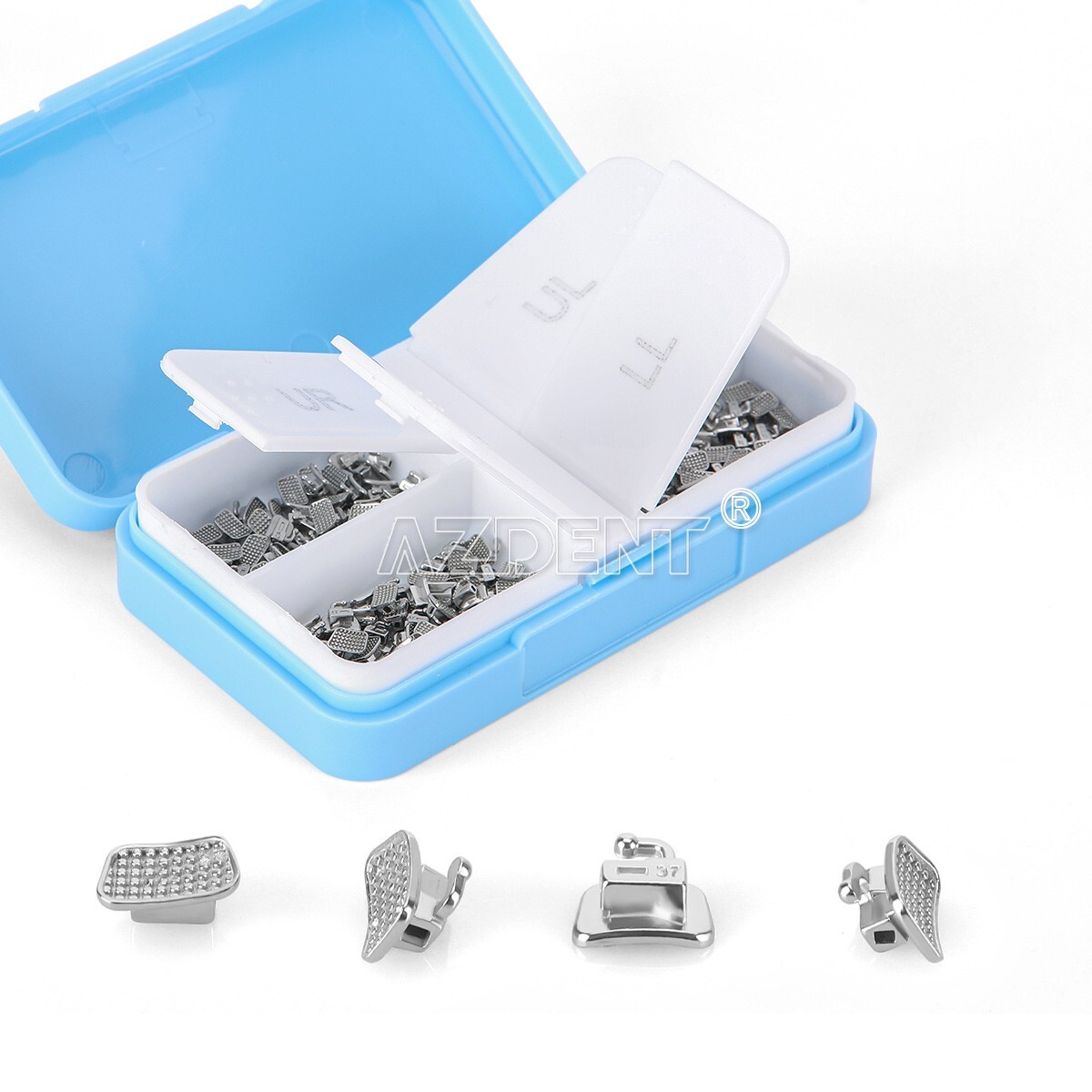 50Sets Dental Orthodontic Buccal Tubes 2nd Molar MBT.022 MIM Bondable Tube USA