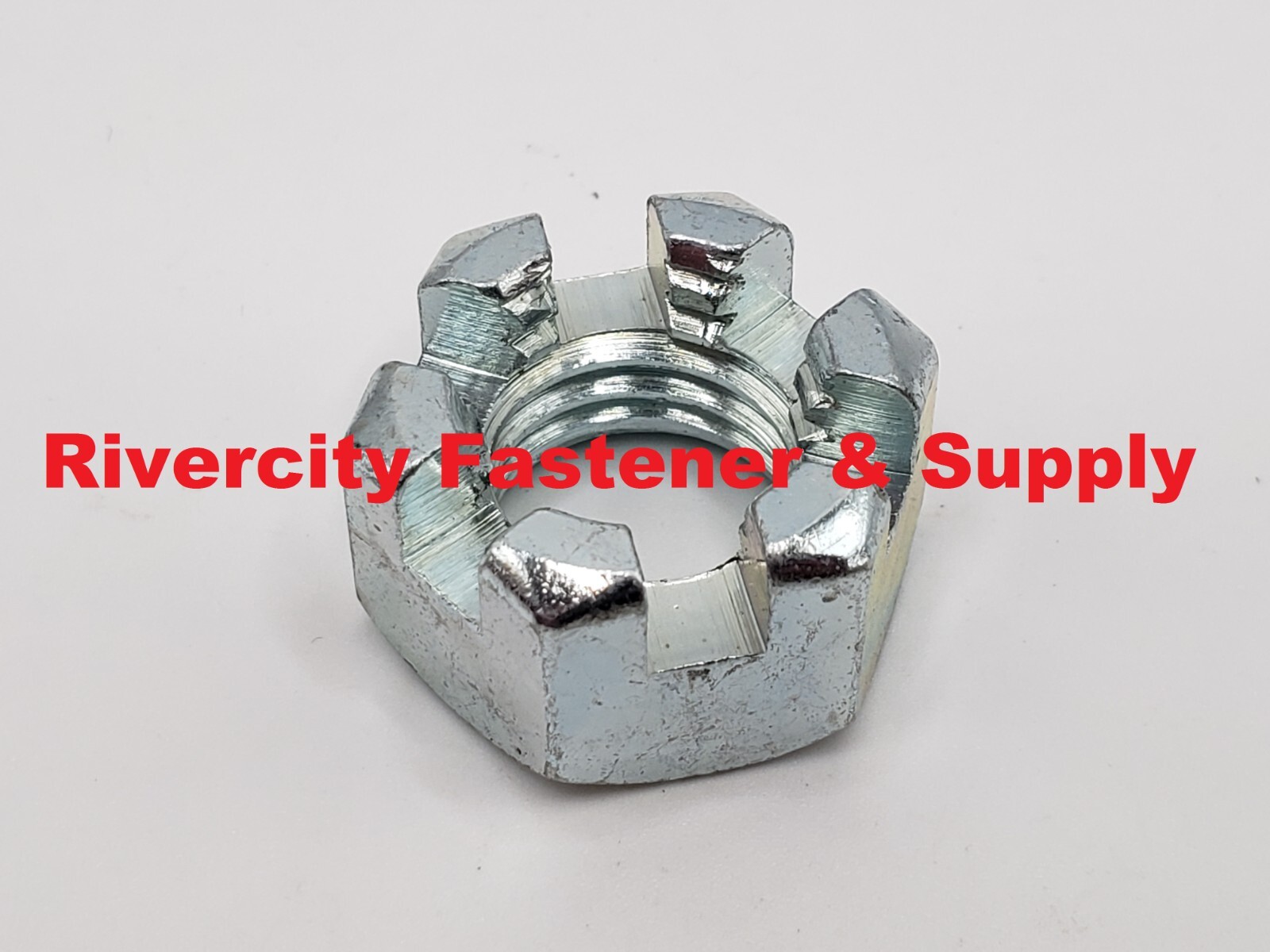 7/8-9 Slotted / Castle Nuts Coarse Thread 7/8×9 Nut 7/8″ x 9 Zinc Plated Steel