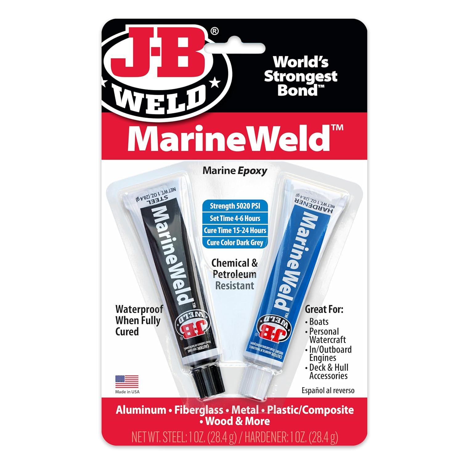 8272 MarineWeld Marine Epoxy – 2 oz.