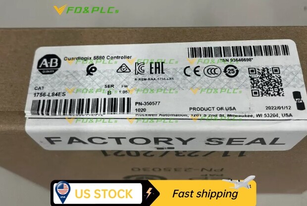 Allen Bradley 1756-L84ES GuardLogix 5580 Controller 1756-L84ES