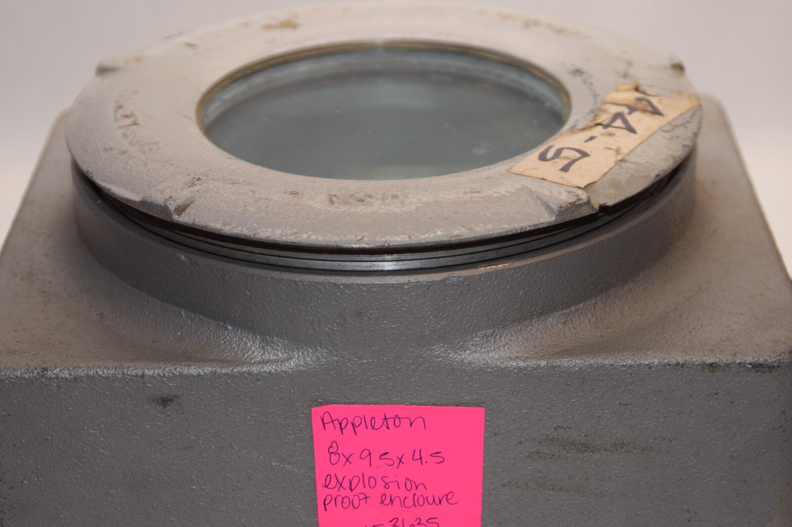 APPLETON 8″x9.5″x4.5″ Explosion Proof Enclosure W/ Glass Cover Internal Cover