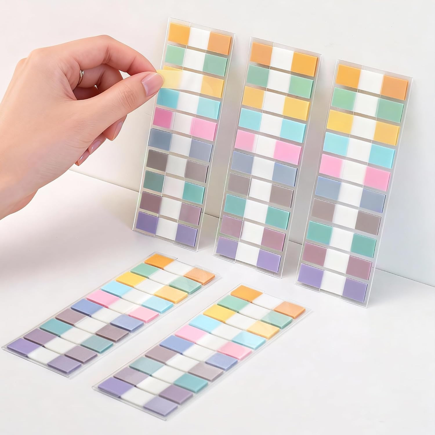 Sticky Tabs Notes Page Marker – 1000Pcs 1.77-Inch Repositionable Sticky Index Ta