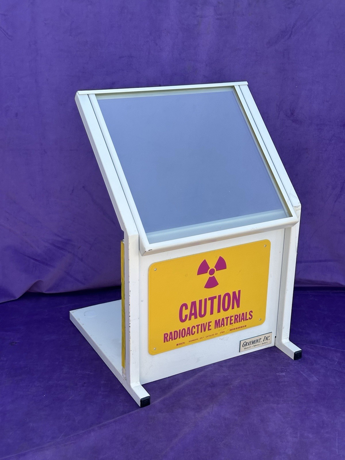 Tabletop L-Block Shield Protection Nuclear Medicine Radiation Shielding