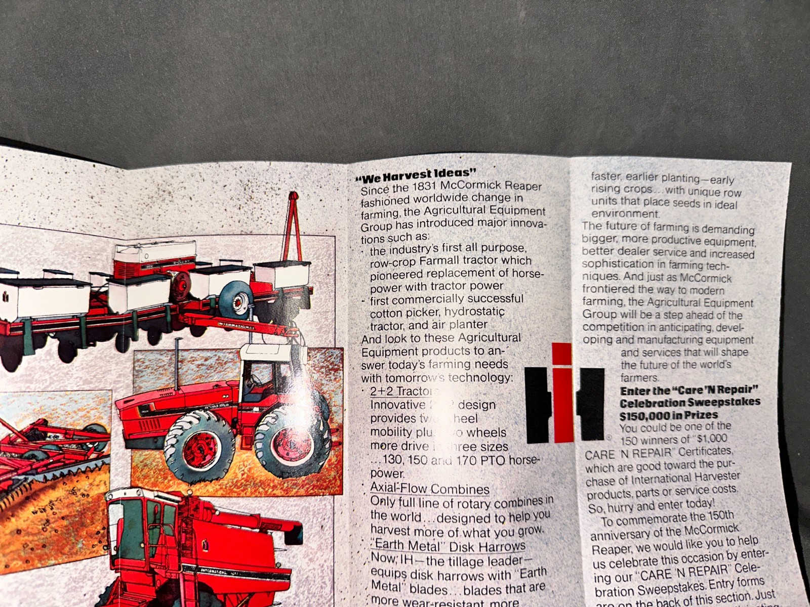 International Harvester 150th Years “Care and Repair” Sweepstakes – 1981