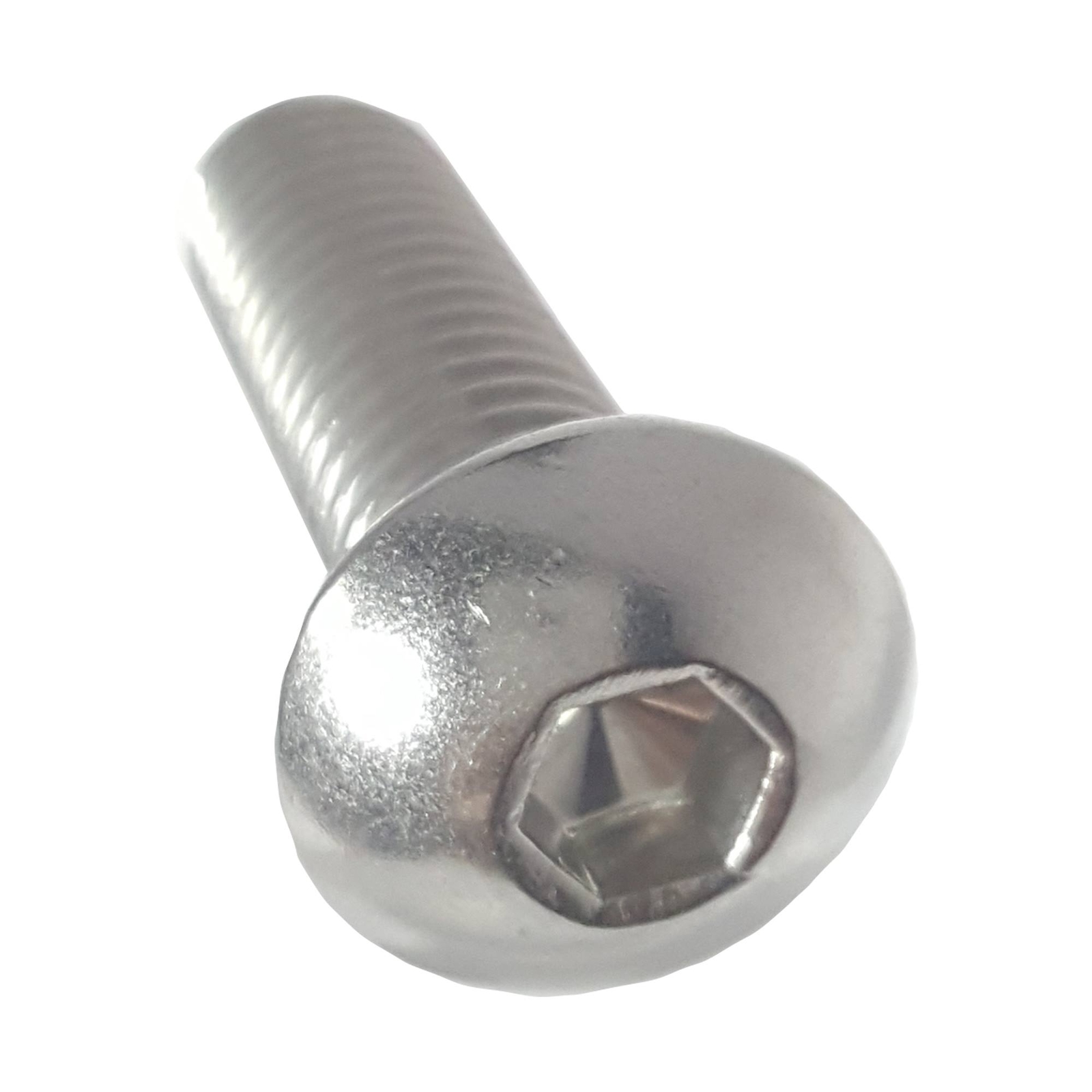 8-32 Button Head Socket Cap Screws Allen Hex Drive Stainless Steel 18-8