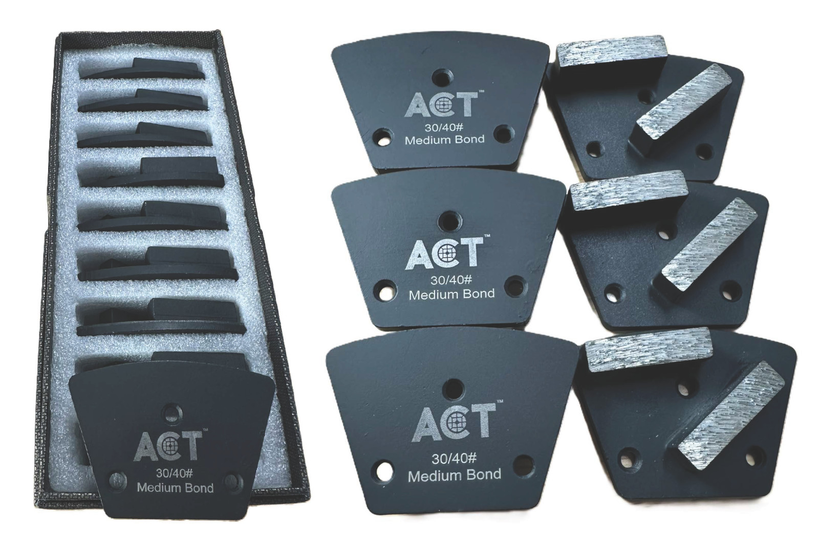 Double Bar Metal Bond Diamond Tools 30/40-Grit – SASE Grinder Compatible (Set12)