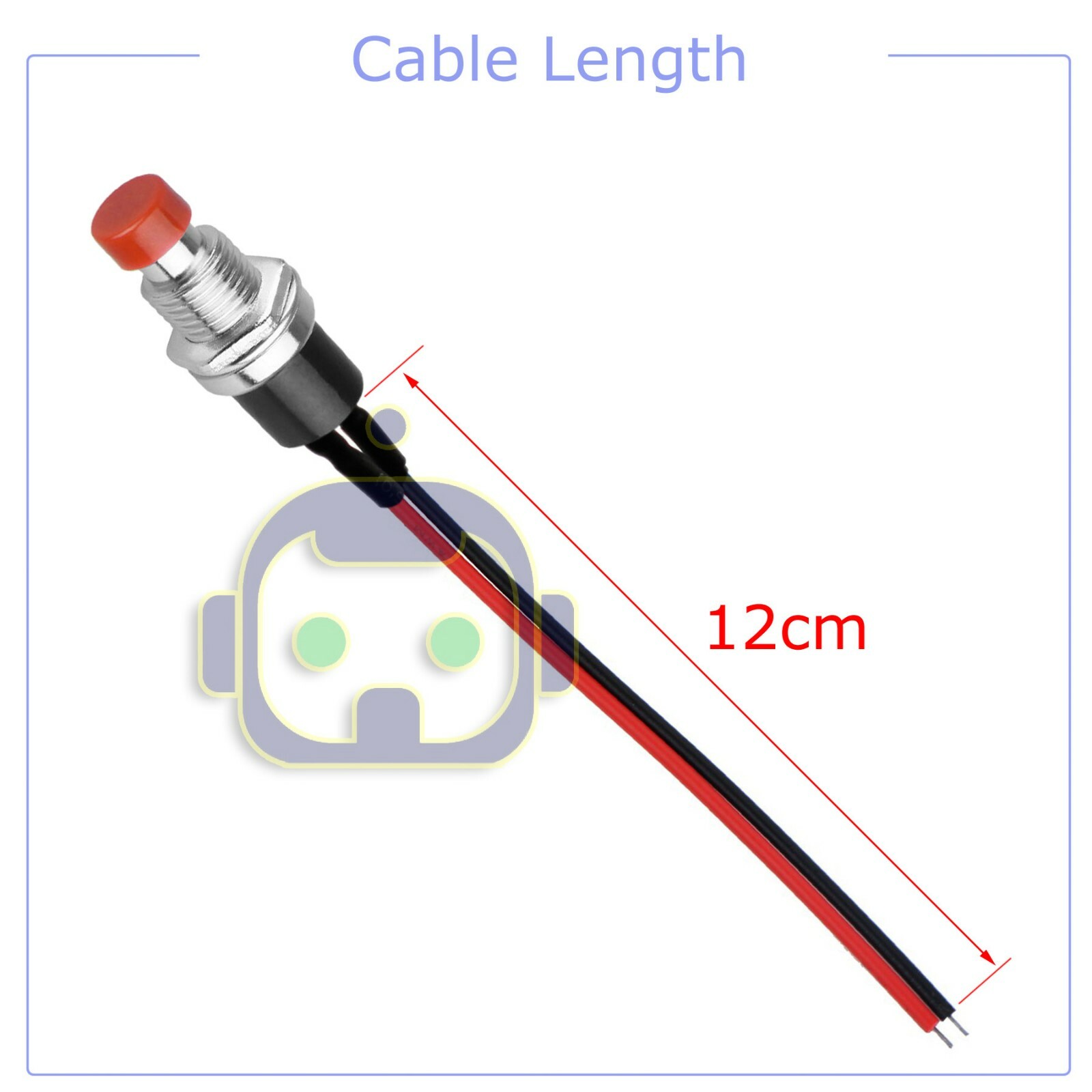 3 PCS Red Micro Lockless Momentary On/Off Push Button 12V 5A Switch Tact