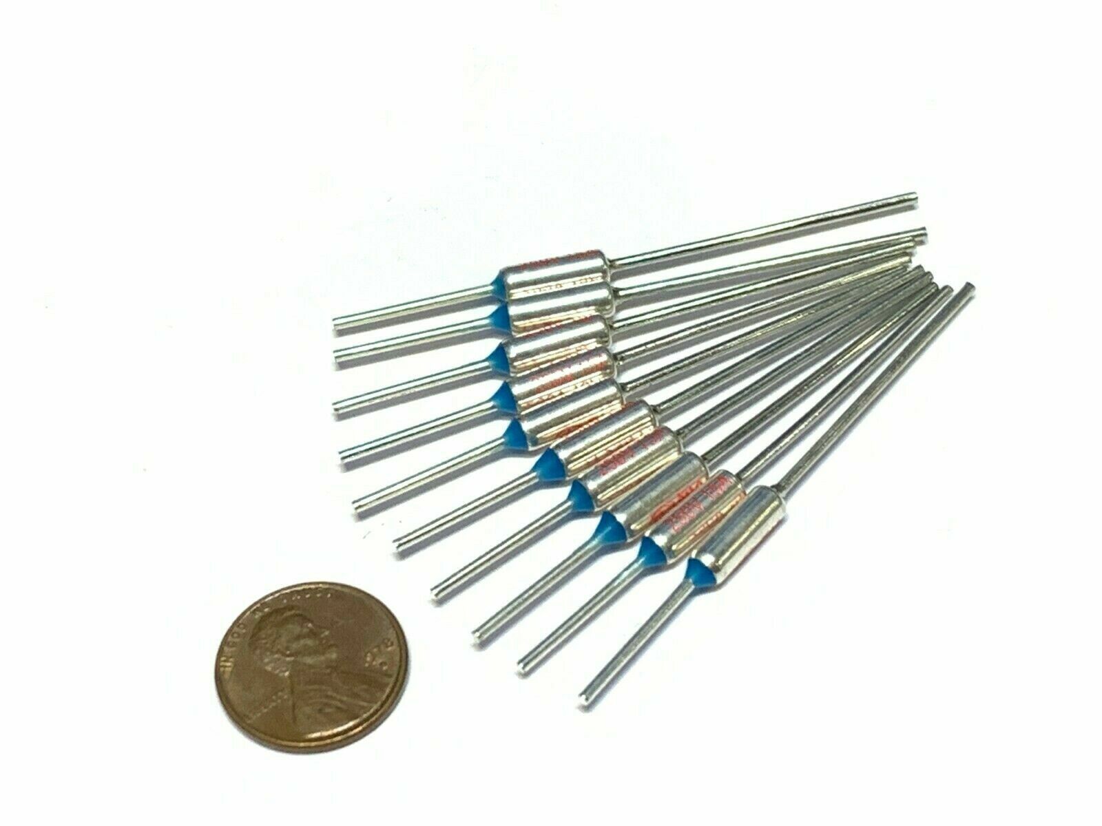 10 Pieces TF 155C 311F Thermal Fuse cutoff ry mini micro metal 10A 250V B59