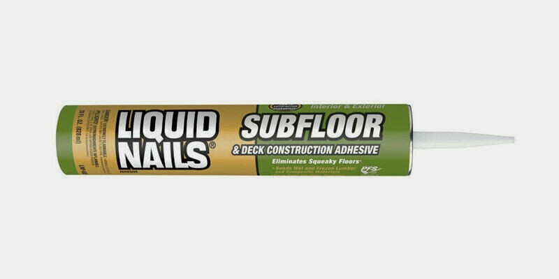 Liquid Nails SUBFLOOR & DECK 28oz Construction Adhesive Synthetic Rubber LNP-602