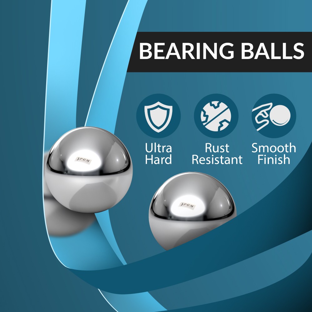 (100) 3/16″ Inch Chrome Steel Bearing Balls (G25 Precision – AISI 52100)