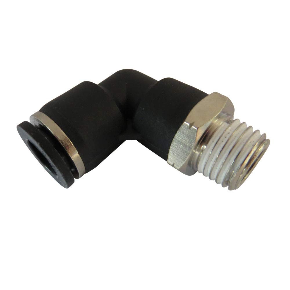 5 PCS 90 Degree Male Elbow Push To Connect Fitting 1/8 Inch OD x 1/8 In NPT