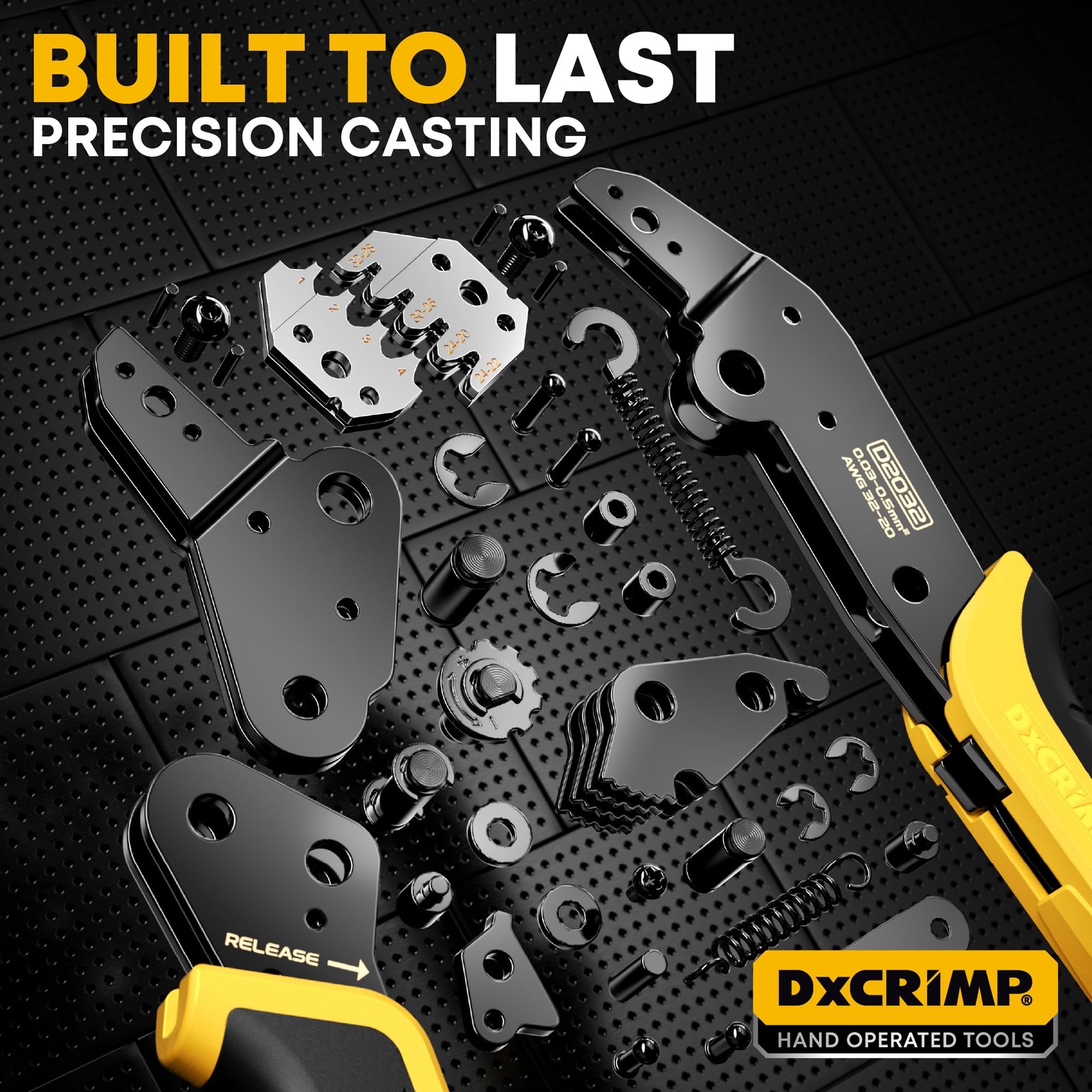 Crimping Tool Connector Kit, 20 Types of JST-XH/SYP 2.5mm and 2.54mm Connecto…