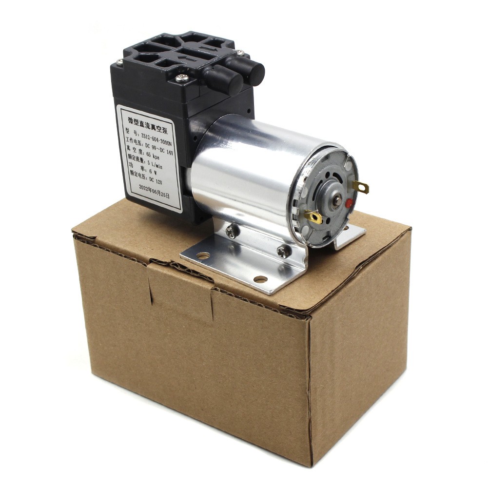 DC12V 65-120kpa Micro Vacuum Pump High Pressure Suction Diaphragm Pump Holder