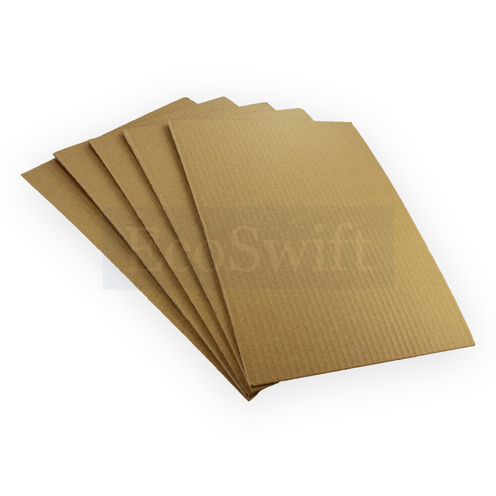 25 11 x 14 Corrugated EcoSwift Cardboard Pads Inserts Sheet 23 ECT 1/8″ Thick