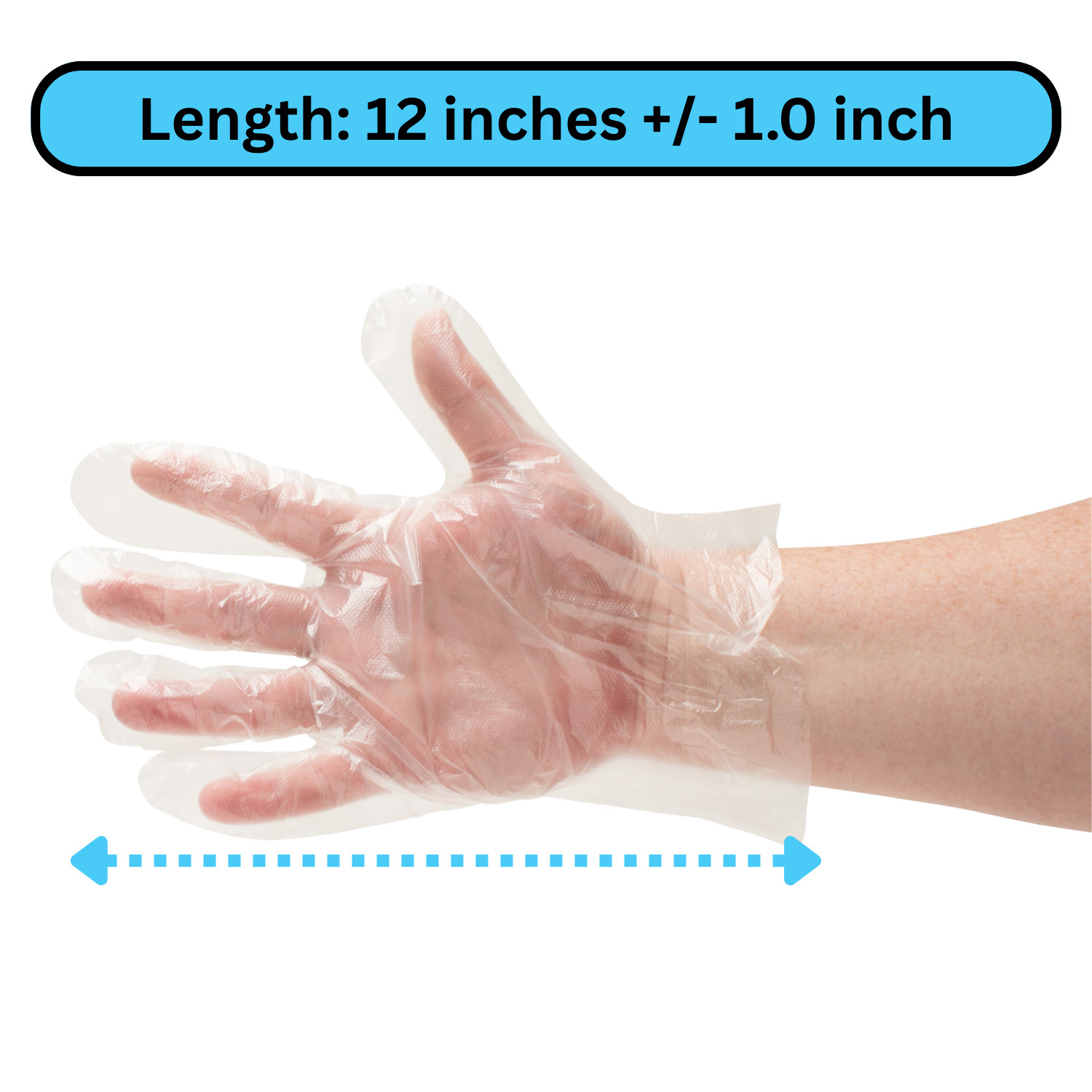Disposable High Density Polyethylene Food Service Gloves Choose: Size | Pack