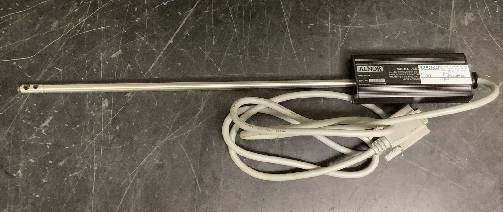 Alnor APM 360 Multipurpose Meter and ThermoAnemometer Probe 265