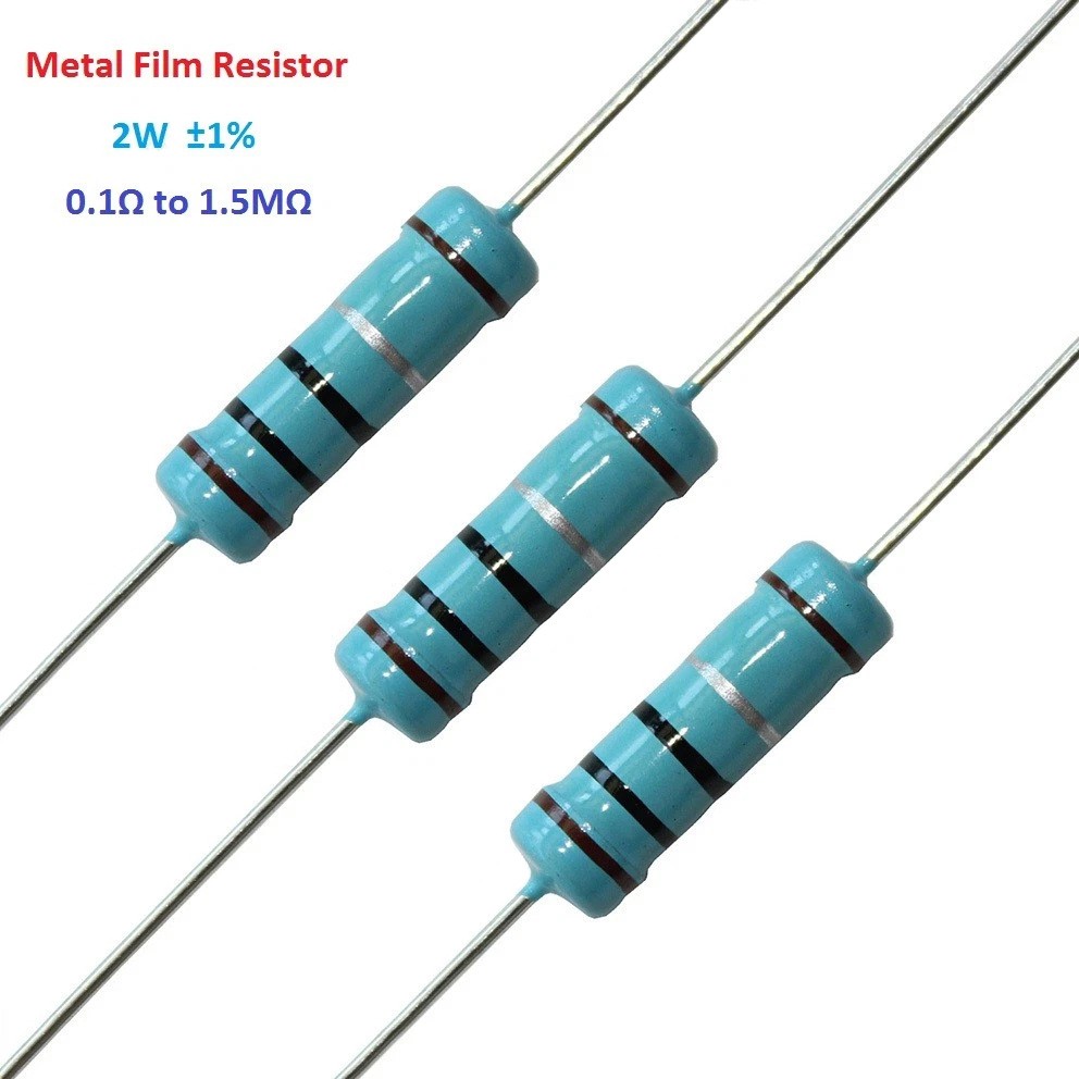 40x 2W Metal Film Resistor Full Range of Values 0.1Ω to 1.5MΩ Tolerance ±1%