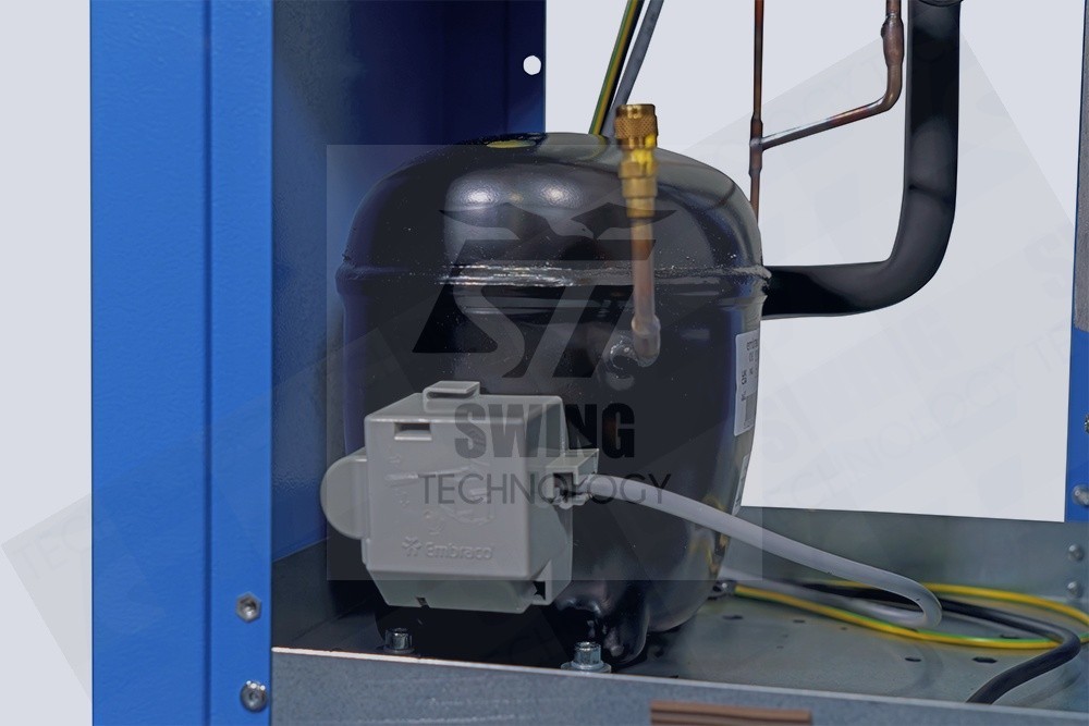 SCHULZ 75 CFM REFRIGERATED COMPRESSED AIR DRYER, 15HP & 20HP COMPRESSORS, 115V