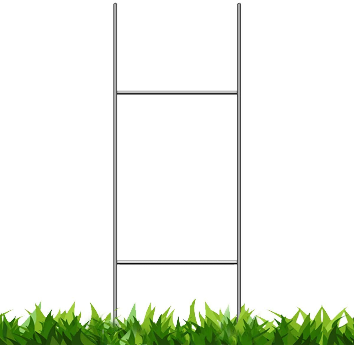 100 Signs Stakes Double H-FRAME 10 X 30 Inch x 9ga Galvanized Yard Signs Holder