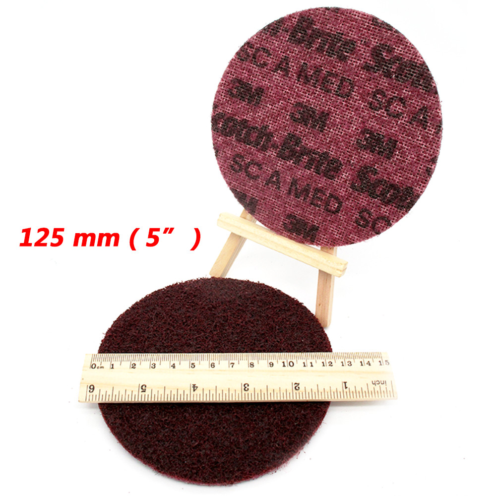 50-125mm 2/3/4/5″ Hook Loop Pads Nylon Roll Lock Sanding Discs Grit 150 240 400