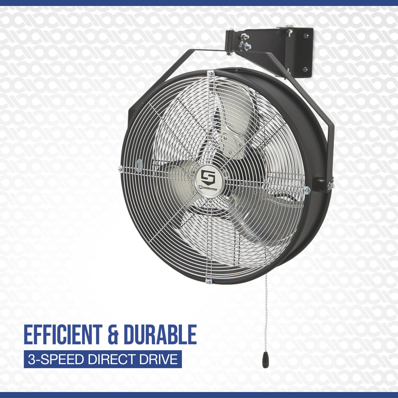 Strongway 18in. Garage Bay Fan, 3300 CFM, 1/12 HP