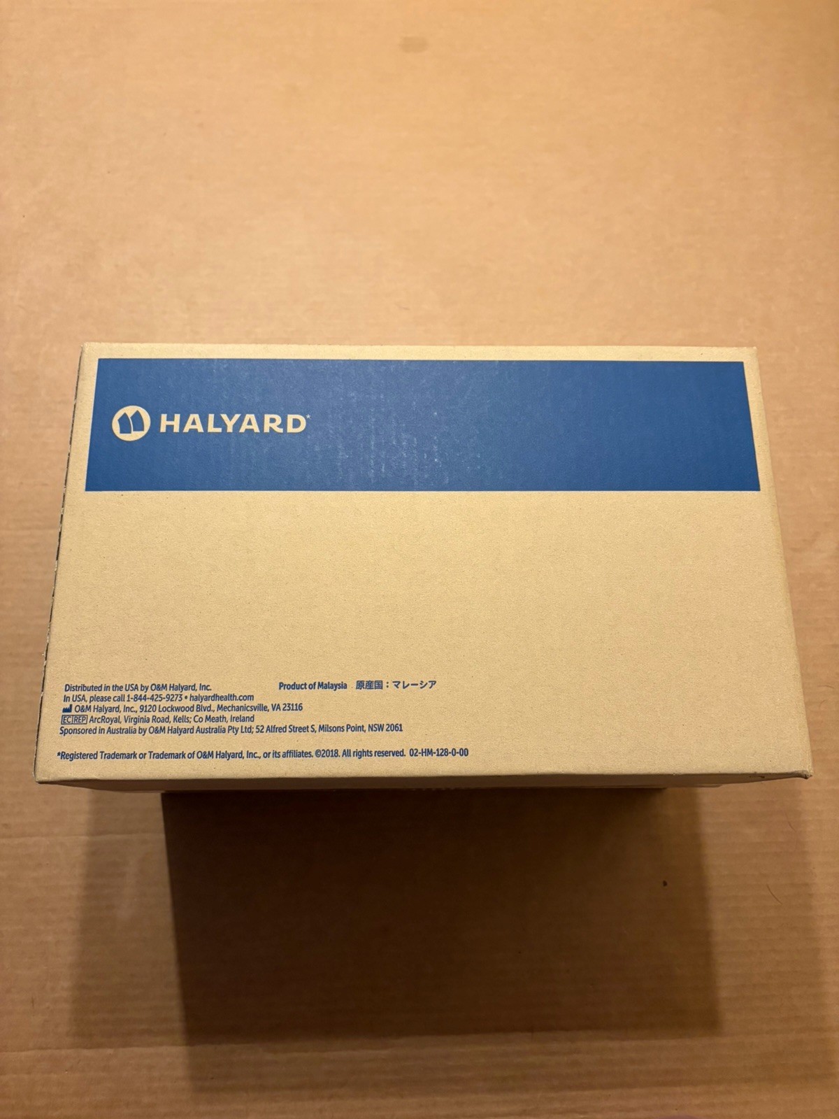 HALYARD PURPLE NITRILE Gloves Powder-Free 55082 10 Boxes (1000ct) Sz M Exp 3/25