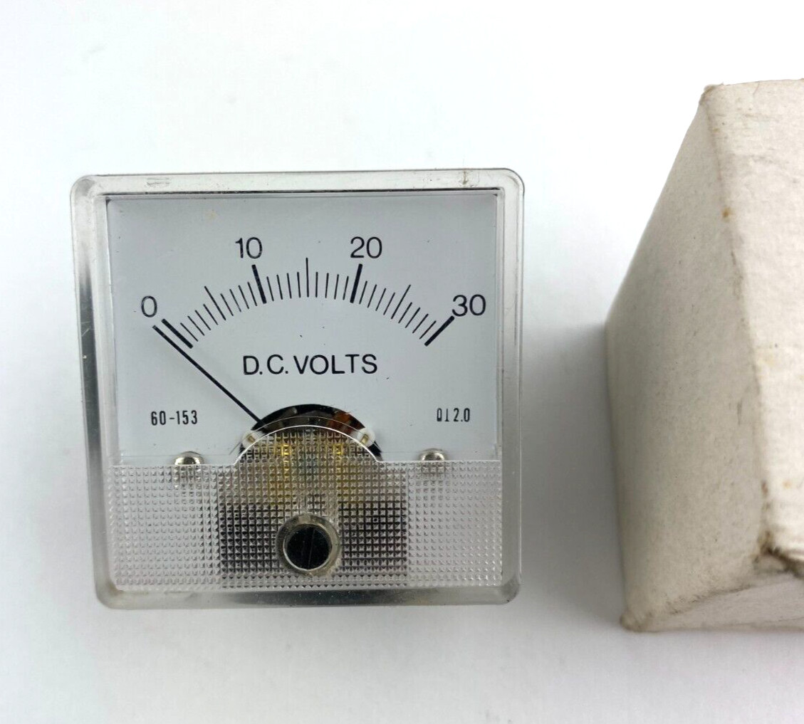 Calrad Panel Meter 60-153 – DC 30V – DC Volt Meter