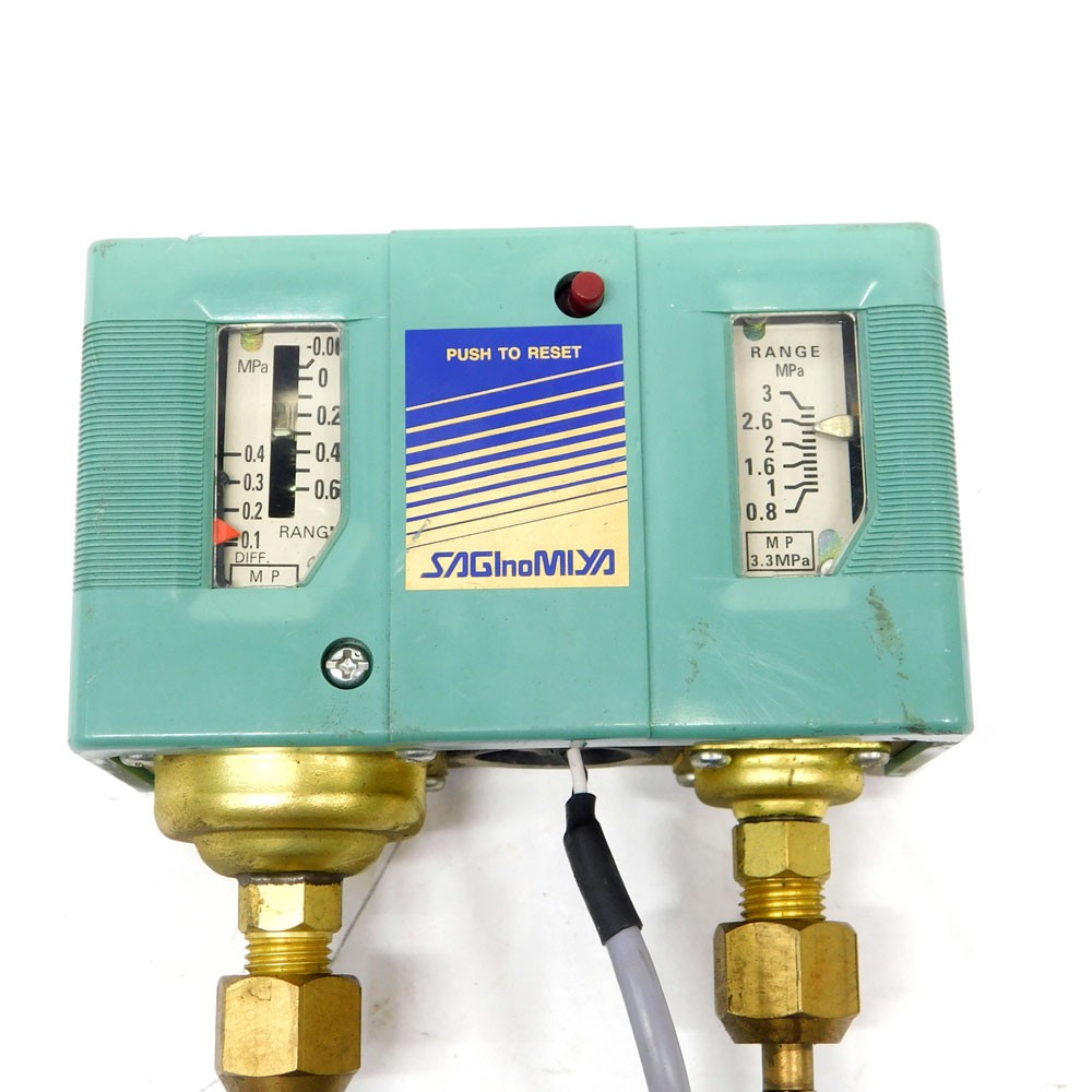 SAGInoMIYA DNS-D606M Pressure Switch LP -0.06 to 0.6 mpa / hp 0.8 to 3 mpa