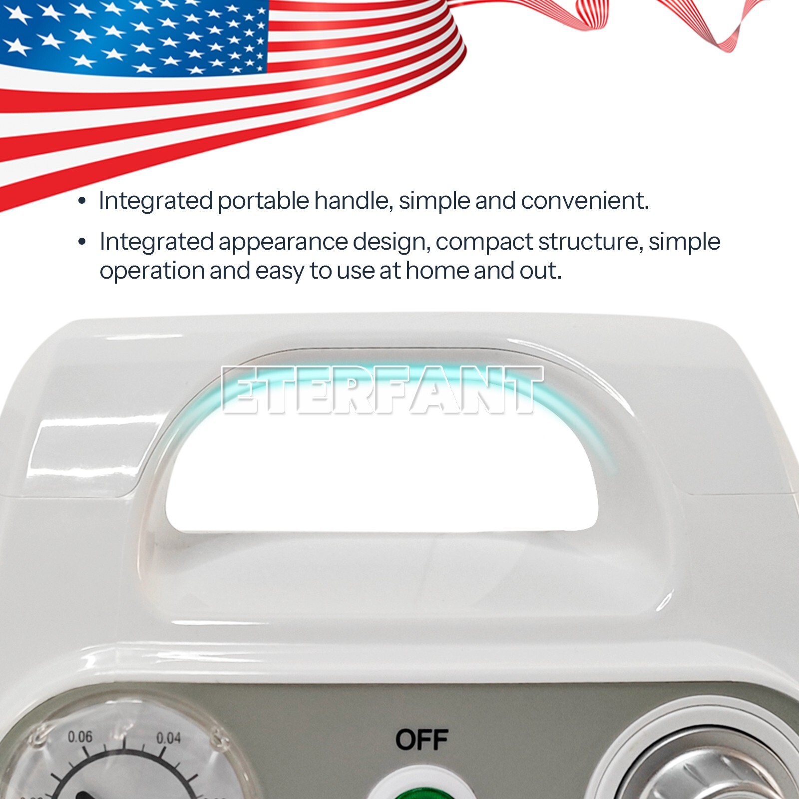 Portable Dental Suction Machine Oral Emergency Vacuum Phlegm Suction Unit US