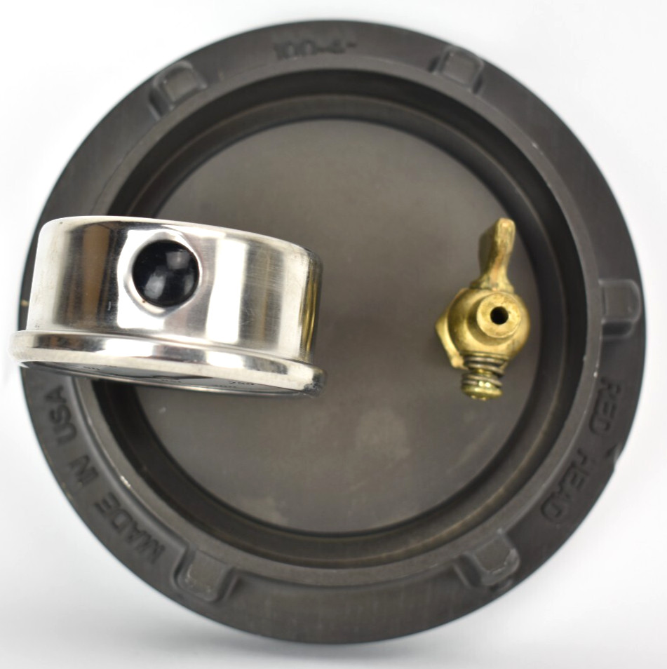 Red Head Brass 100 4″ Storz Mounted Cap Gauge – 0-300 PSI