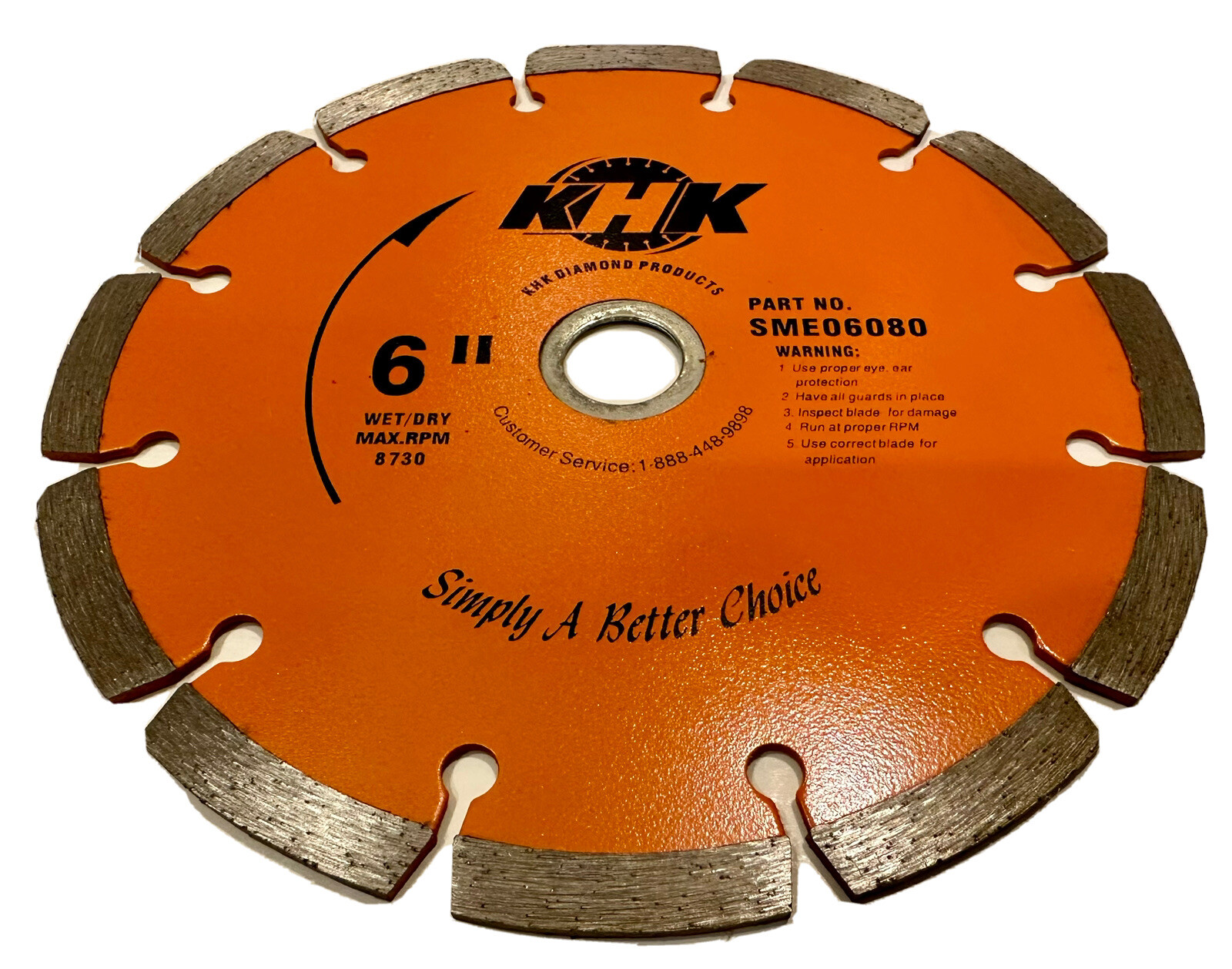 6 inch Heavy Duty Diamond Blades for cutting Concrete, Stones, Masonry Materials