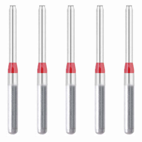 Cylindrical, End Cutting Only 1 mm Dia Fine Grit Diamond Bur 5/Pack [1573-EXF]
