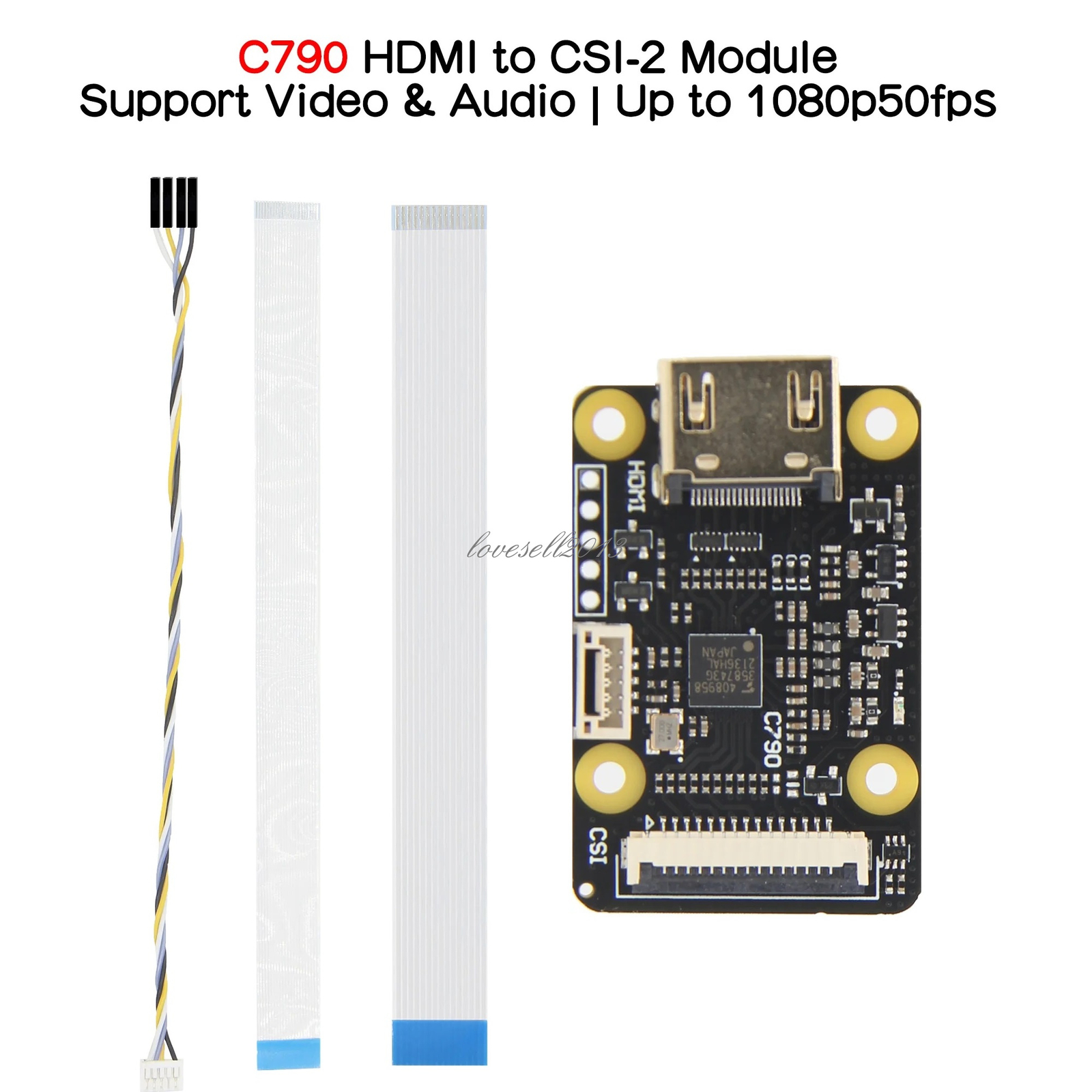 1080P 60Hz HDMI to CSI-2 Adapter I2S For Raspberry BliKVM PiKVM “KVM over IP”