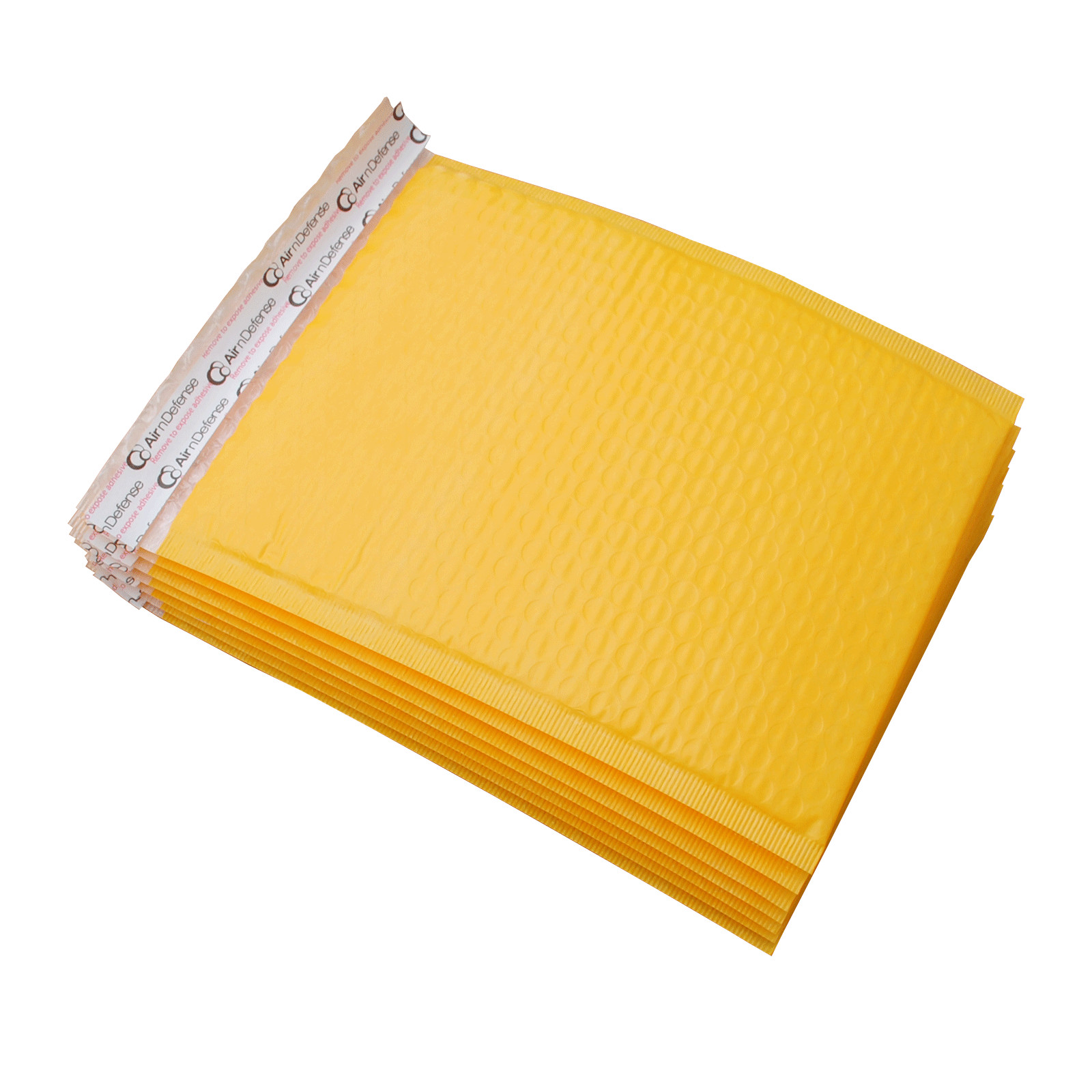 AirnDefense 200 #5 10.5X16″ Yellow Poly Bubble Mailers Shipping Padded Envelope