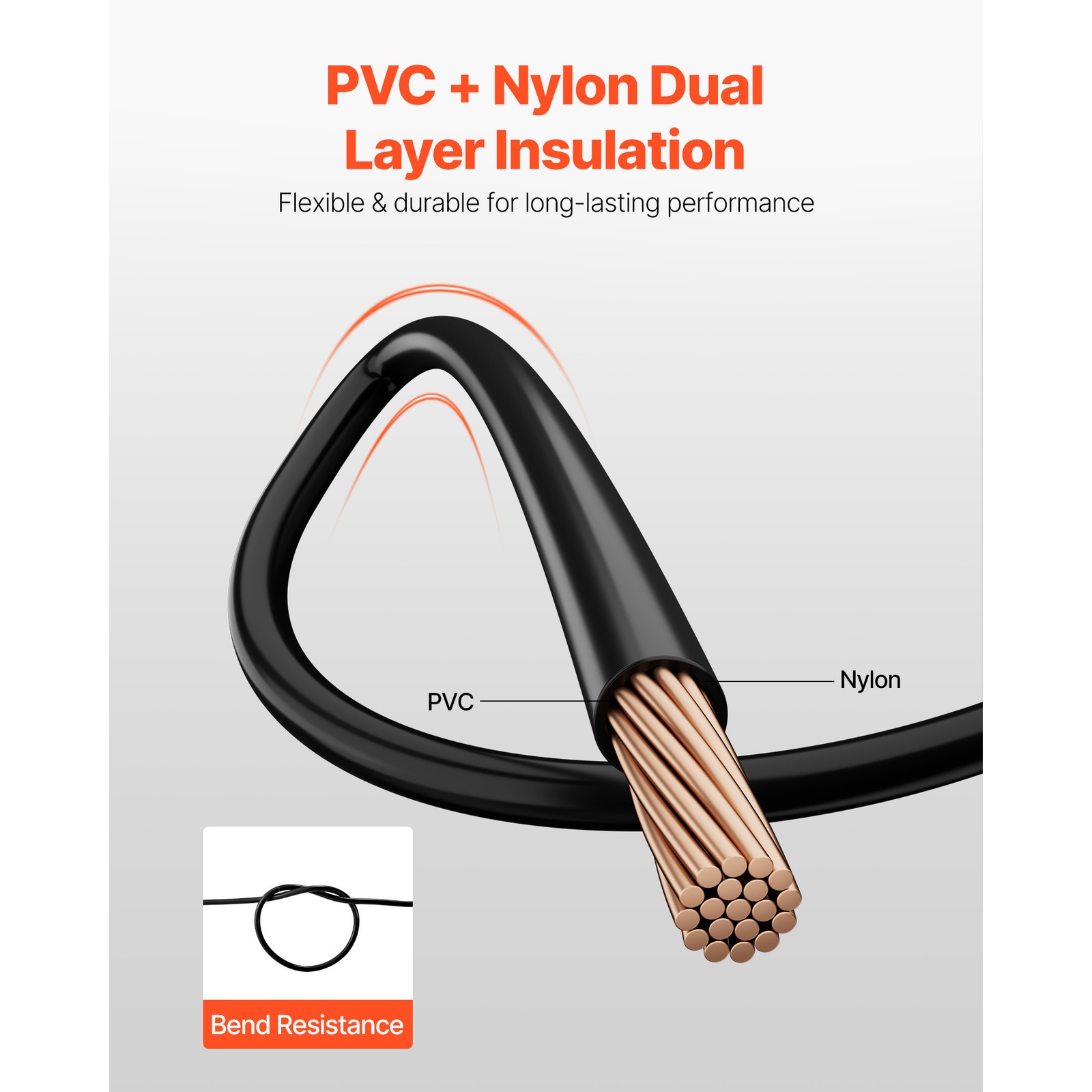 4 AWG THHN Wire 19-Stranded Black Copper Building Wire Nylon Jacket 175 ft 600V