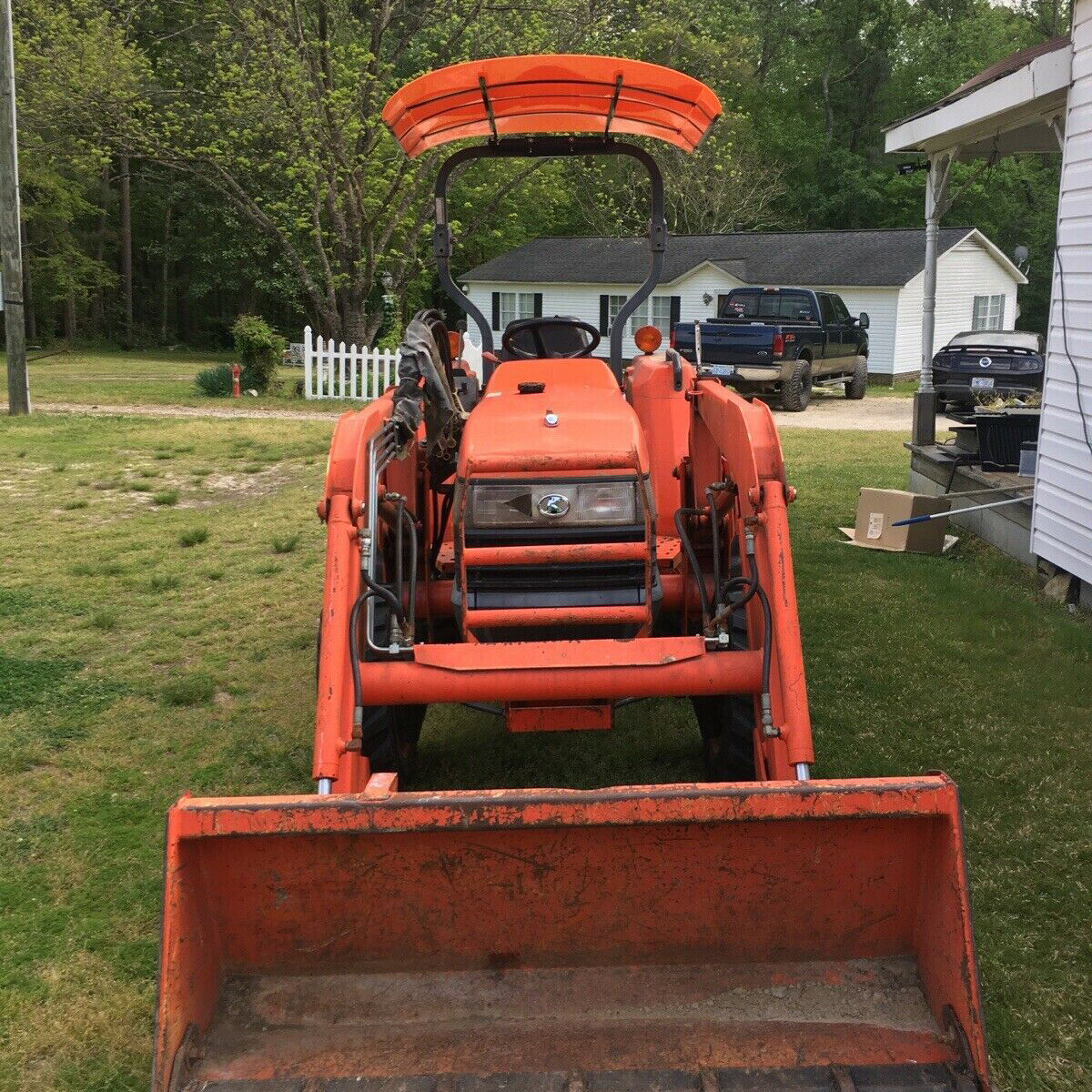 For Kubota, Kioti, Agco Tuff Top Tractor Canopy 48-3/8″ X 48-3/8″ -Orange