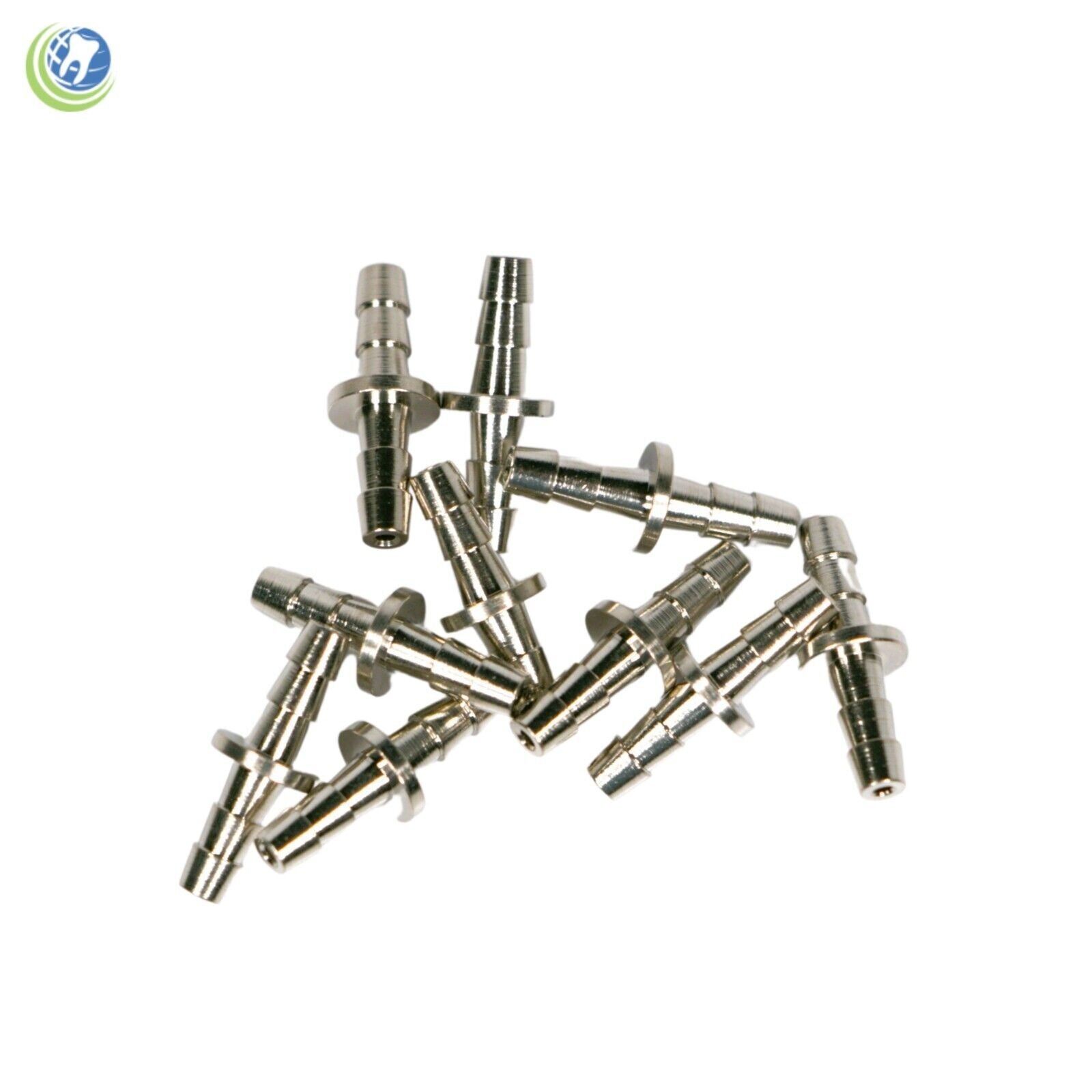 10 X Dental In-Line Barb 1/16” to 1/16” use with 1/8″ O.D. tubing Dental Deliver
