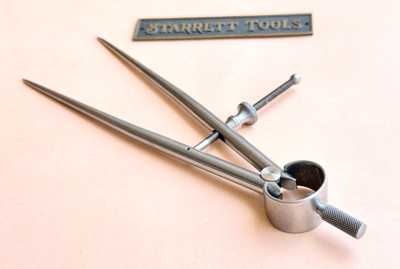 STARRETT No.277-6 Spring-Type Dividers With Round Legs- 6” Size & Capacity. USA