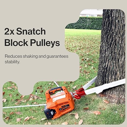 SuperHandy Electric Portable Winch Capstan Hoist Brushless Motor GUO076 – ORANGE