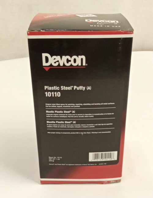 Devcon 10110 Plastic Steel Putty (A) Resin and Hardener 1 lb Kit