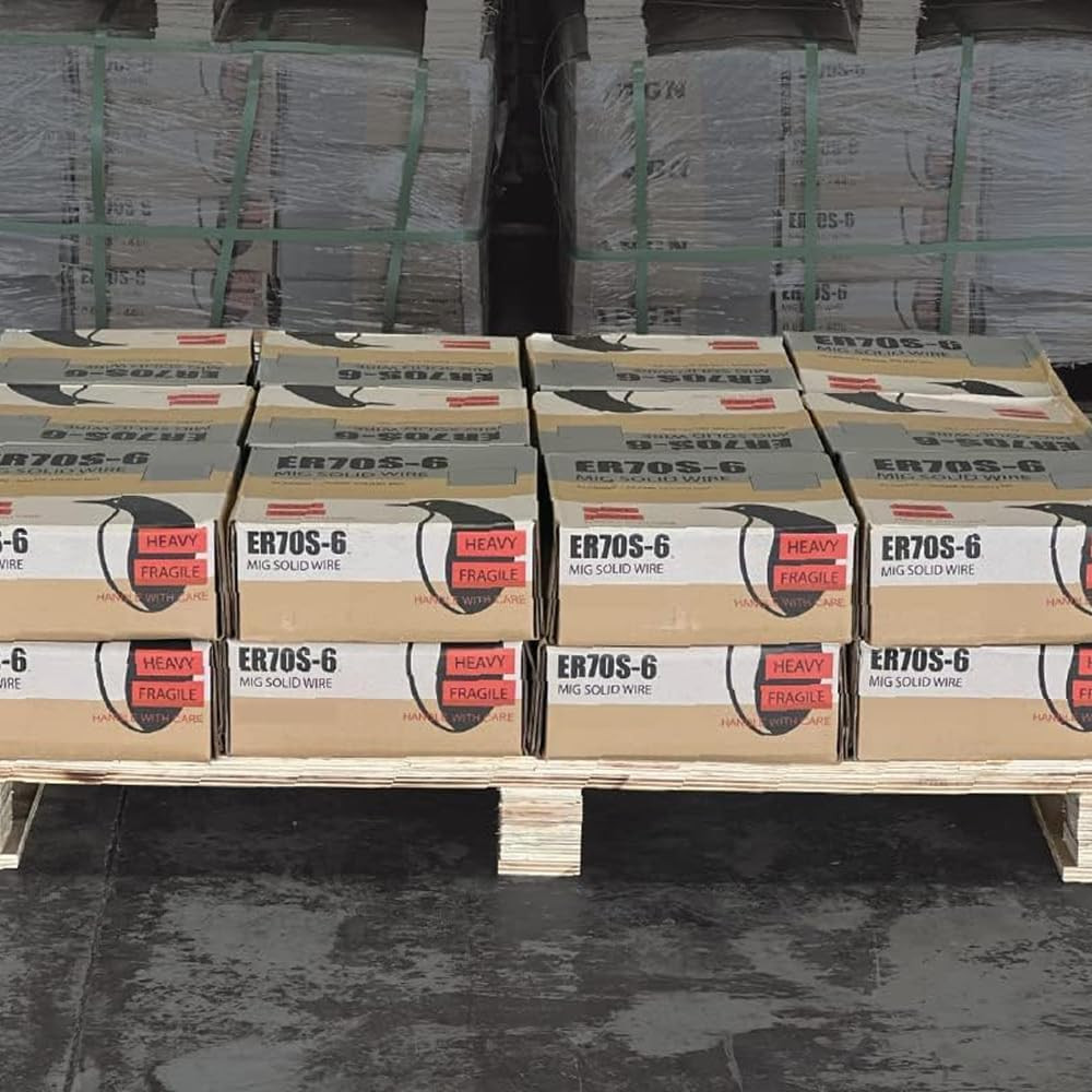 PGN Solid MIG Welding Wire – ER70S-6 .035 Inch, 44 Pound Spool – Mild Steel MIG