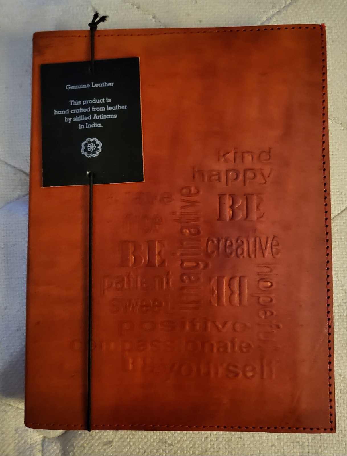 GENUINE LEATHER JOURNAL **BRAND NEW** Hand crafted by skilled Artisans in India